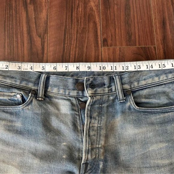 John Elliott Gray Slim Men Jeans - Picture 4 of 9